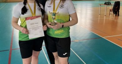 Mistrzostwa Powiatu dziewcząt w badmintonie.