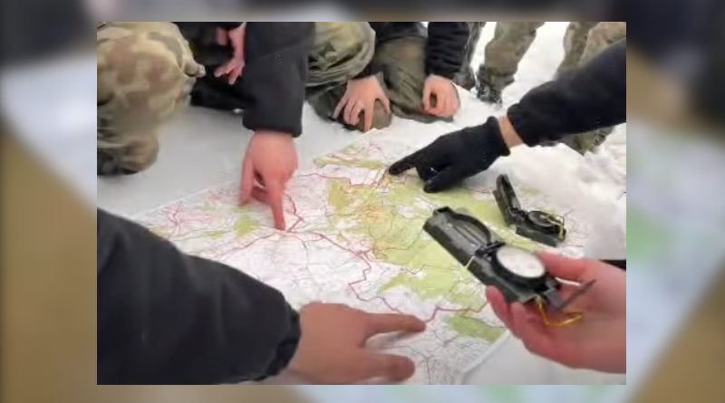 Zimowe treningi oddziałów OPW