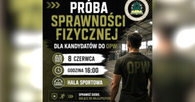 Test sprawnościowy do OPW